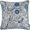 Homeroots 17 x 17 in. Blue Jacquard Leaf Decorative Throw Pillow Cover 355615 - alternate 2